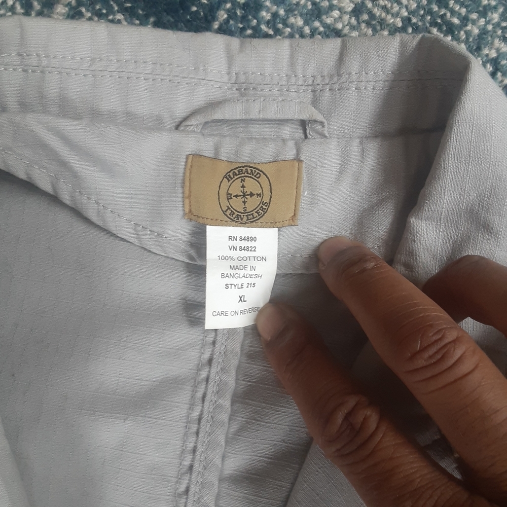 Vintage Y2K Travel Jacket By Haband, "Ripstop" Poplin, EIGHT Pockets, LIKE NEW! - Picture 6 of 16